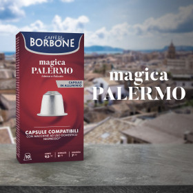 Caffé Borbone Magica Palermo hliníkové kapsule pre Nespresso 10x5g