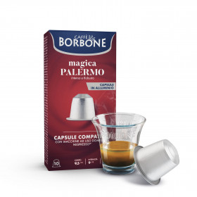 Caffé Borbone Magica Palermo hliníkové kapsule pre Nespresso 10x5g