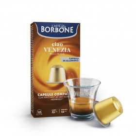 Caffé Borbone Ciao Venezia hliníkové kapsule pre Nespresso 10x5g