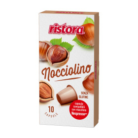 Ristora Cappuccino lieskový orech pre Nespresso 10x7g