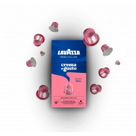 Lavazza Crema e Gusto Dolce hliníkové kapsule pre Nespresso 10x5,7g