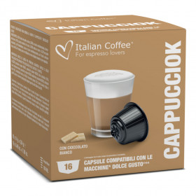 Cappuccino a biela čokoláda pre Dolce Gusto 16x14g