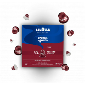 Lavazza Crema e Gusto Ricco hliníkové kapsule pre Nespresso 80x5,7g