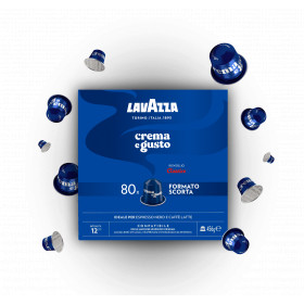 Lavazza Crema e Gusto Classico hliníkové kapsule pre Nespresso 80x5,7g