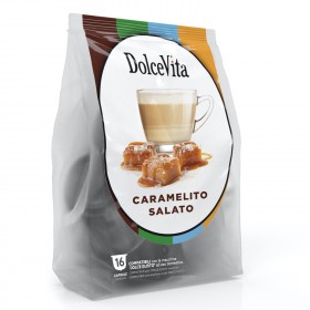 Dolce Vita Cappuccino slaný karamel kapsule pre Dolce Gusto 16 x 13g